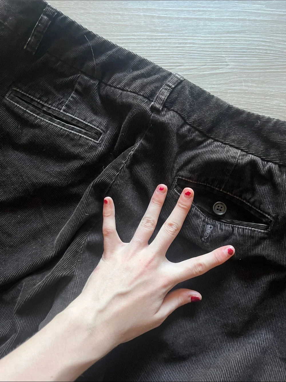 J. Crew Women's Wide-Leg Corduroy Jeans in Dark Brown
